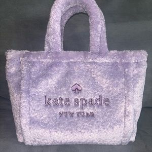 Kate Spade Ella Shearling Faux Fur Small Tote Crossbody Bag